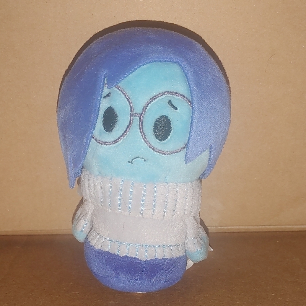 Disney sadness Blue and Gray Plush Toy